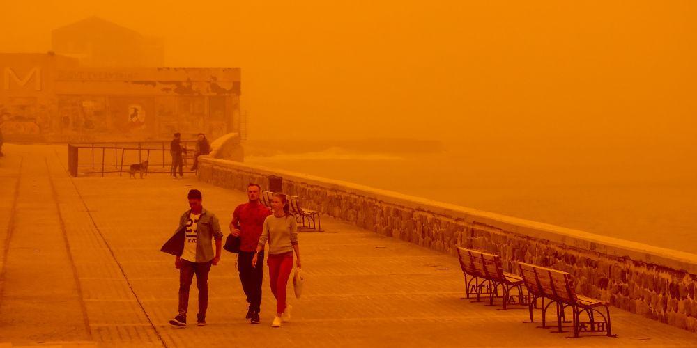 Καιρός:-«Καταπίνει»-τη-χώρα-η-αφρικανική-σκόνη