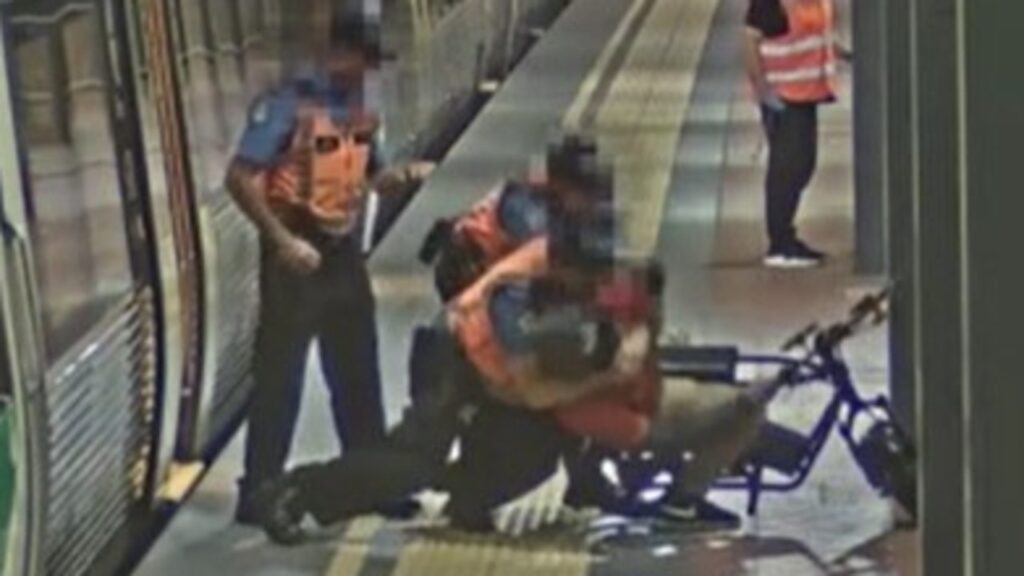 wild-moment-cyclist-tackled-at-station-in-perth