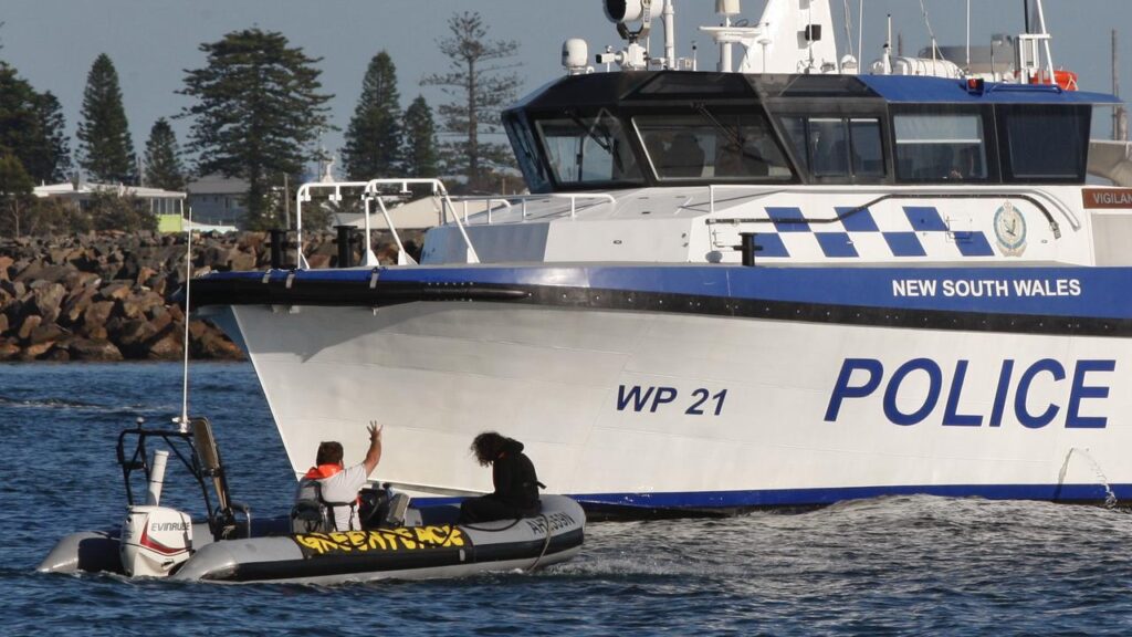 protesters-risk-arrest-to-block-a-coal-ship-in-newcastle