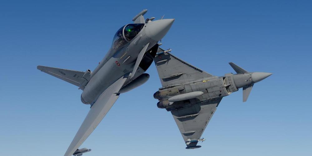 Δύο Eurofighter συγκρούστηκαν το ένα πάνω στο άλλο στην Γερμανία!