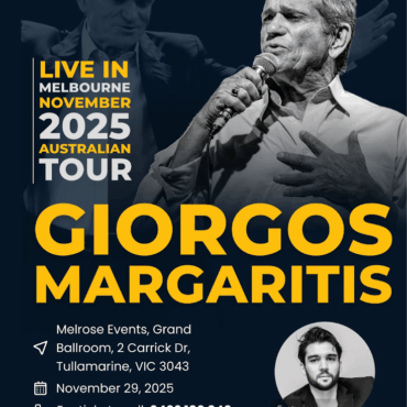 Giorgos Margaritis Australia Tour