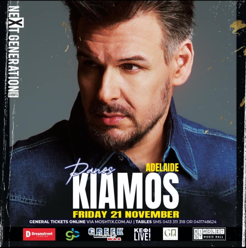 Panos Kiamos live in Adelaide 2025 Australia